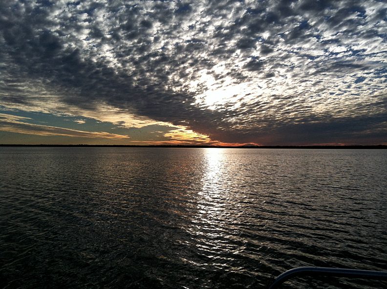 Sunset on Lake Jesup in Oviedo Florida